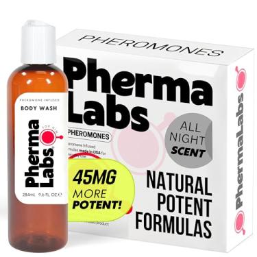 Imagem de PHERMALABS Sabonete corporal feromônio com óleo e fusível de colônia para homens - Perfume de confiança - Longa duração - 272 g - Eau de Toilette masculino - perfume irresistível de feromonas hombres
