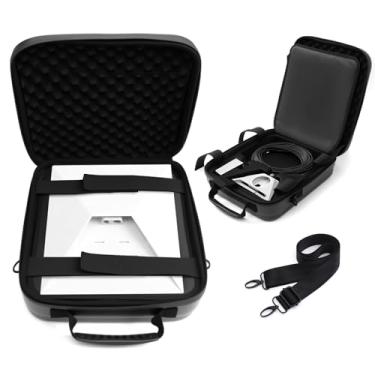 Imagem de Capa à prova d'água ultraleve para Starlink Mini – Bolsa de transporte rígida de EVA à prova de choque com alça de ombro e alça | Capa protetora durável compatível com acessórios Starlink Mini