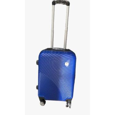 Imagem de Mala Pequena Bordo Viagem ANAC 55x35x25 Rodinhas 360 Cadeado Código AB