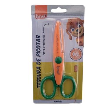 Imagem de Tesoura De Picotar Papel Formato Curva - Brw