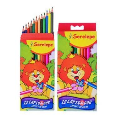 Imagem de Lapis De Cor Redondo Serelepe Com 12 Cores - Oem