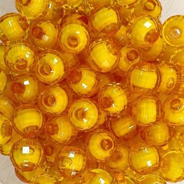 Imagem de Missanga bola globinho passante sextavada 8mm aproximadamente 390 peça