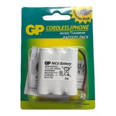 Imagem de Bateria Para Telefone Sem Fio Recarregável T110 3,6v 600mAh GP - Origi