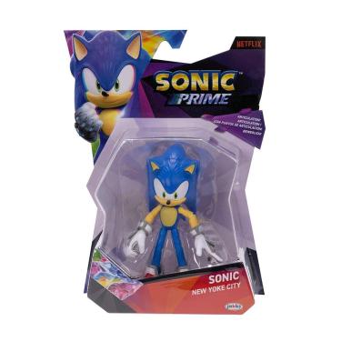 Imagem de Boneco Articulado Sonic New Yoke City De 13Cm - Sonic Prime
