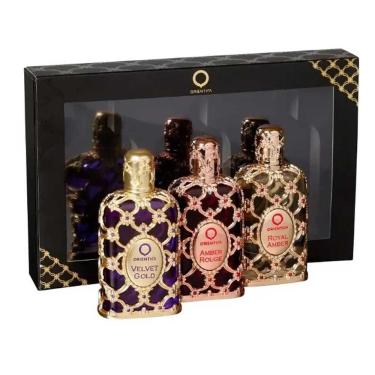Imagem de Kit Perfume Orientica Luxury Collection Amber Rouge + Royal Amber + Velvet Gold (3x 30ml)