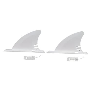 Imagem de Generic Quilha para prancha de surfe Quilhas para prancha de surfe em PVC Acessório para iniciantes Peças de reposição hidrodinâmicas de montagem simples, 4 Inch
