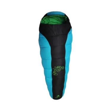 Imagem de Saco De Dormir Impermeável Cinza Azul Vermelho Para 4 Estações Com Cap