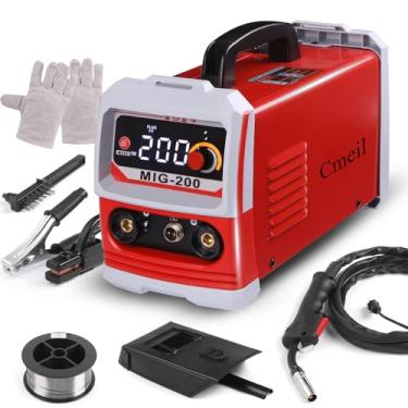 Imagem de Cmeil Máquina De Solda Portátil Mig200, Flux Mig/Lift Tig/Mma 3 Em 1, Inversor Igbt Multifuncional, Controle Colaborativo, Com Tela Exibição Digital