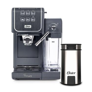 Imagem de Kit Cafeteira Primalatte Touch E Moedor De Café Oster 110V