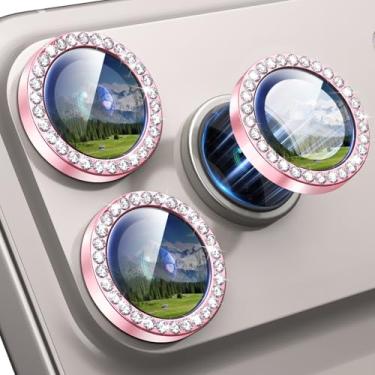 Imagem de Xfilm Protetor de lente de câmera para iPhone 17 Pro/17 Pro Max, anel de metal diamante individual com dureza 9H, protetor de tela de câmera à prova de arranhões, acessórios elegantes, compatível com