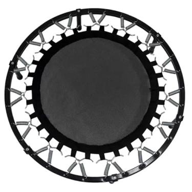 Imagem de Mini Cama Elástica Fitness, Trampolim para Exercício Residencial, Suporta até 100kg, Preto