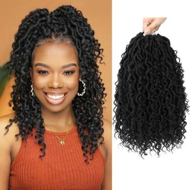 Imagem de Crochê Hair Forevery Goddess Locs Faux Locs de 14 polegadas x6