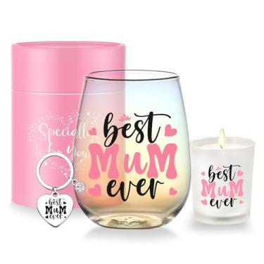 Imagem de Presentes de Dia das Mães para Mamãe Personalizado Taça de Vinho Sem Haste Melhor Presente para Mamãe Presentes de Aniversário de Natal Presentes de Dia dos Namorados para Mamãe Mamãe Ser Presente
