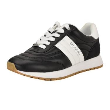 Imagem de Calvin Klein Tênis feminino Tatyann, Preto/Branco 001, 34