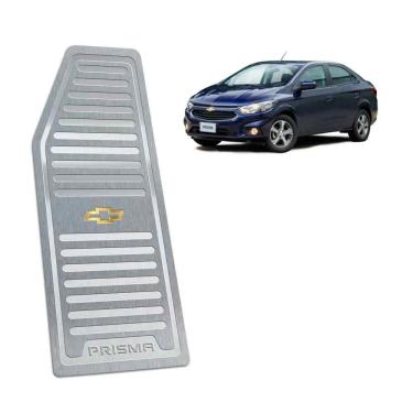 Imagem de Descanso De Pé Chevrolet Prisma 2013/2019 Aço Inox Prata