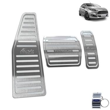 Imagem de Pedaleira Auto Descanso New Fiesta Titanium 2014 2019 Prata
