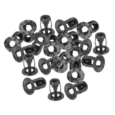 Imagem de MERIGLARE 20 peças de porcas de pétala para portas, âncoras, ferragens de âncora para drywall, fixações de parede, porcas de macaco para instalação de lâmpadas, Xs