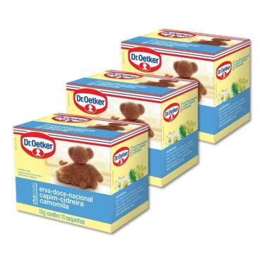 Imagem de Chá  Erva Doce Capim Cidreira E Camomila 3 Caixas