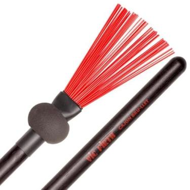 Imagem de Vassourinha de Cajón Vic Firth CB1 Cajón Bru-llet com Cerdas de Nylon e Pescoço para Grave 12690