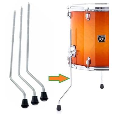 Imagem de Pés de Surdo Tama Superstar 6573C Kit com 3 unidades compatível com diversas marcas (035172)