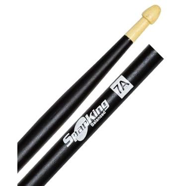 Imagem de Baqueta Spanking Linha Colorida 7A Clássica Preta 4053PR