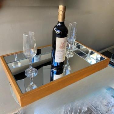 Imagem de Bandeja Espelhada Decorativa Flutuante (Cinamono)