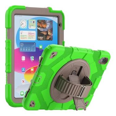 Imagem de Capa Com Alça Giratória E Suporte Para Samsung TAB S9 FE plus 12.4polegadas X610/X616B/(2023) com slot para caneta de sucção