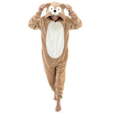 Imagem de Pijama COSUSKET Duffy Bear Snug Fit Flanela Unissex para Adultos