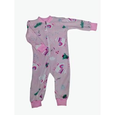 Imagem de Macacão Fleece Peluciado Quentinho Sem Touca Menina ou Menino - AVM Co