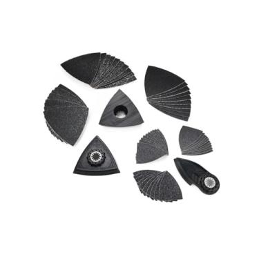 Imagem de FEIN Best of Starlock 35222967040 Conjunto de acessórios para multiferramentas/ferramentas multifunções K 60/80/120 discos de lixamento não perfurados, 63 peças