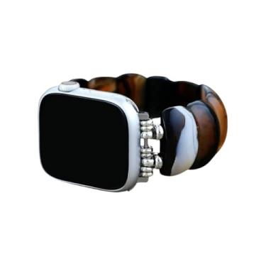 Imagem de Cape Diablo Pulseira feminina compatível com Apple Watch Series 10, 9, 8, 7, 6, 5, 4, 3, 2 e 1 SE, 46 mm, 45 mm, 44 mm, 41 mm, 40 mm, 38 mm, SE, compatível com relógios de 16,5 a 7 polegadas