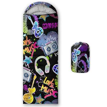 Imagem de XYNHML Sacos de dormir para acampamento, clima quente e frio, impermeável, mochila para todas as estações, acampamento, para adultos, crianças, meninos, meninas, adolescentes, equipamentos de