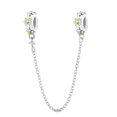 Imagem de 1 peça, corrente de segurança de trevo em U, prata, berloque, adequada para mulheres, faça você mesmo, joias e roupas diárias, joias combinando, decoração para mulheres, presente para mamãe, 3.17*10