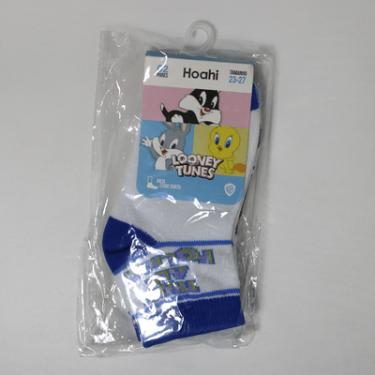 Imagem de KIT 2X1 MEIAS LOONEY TUNER PERSONAGEM PERNALONGA E PATOLINO KIDS 23/27 CANO CURTO SORTIDO