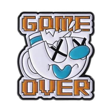 Imagem de Broches De Esmalte Cuphead E Mugman, Personagens De Jogos De Anime, Di