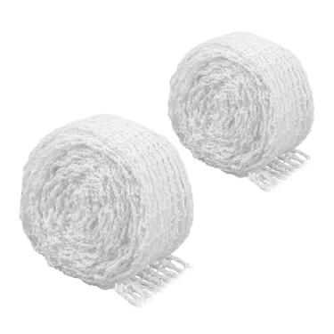 Imagem de Baoblaze 2x Rolo de rede para carne, rede de açougueiro, malha de nylon para presunto, acessórios para linguiça assada, elástica para carne bovina