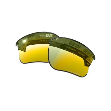 Imagem de OOWLIT Lentes de substituição compatíveis com óculos de sol Oakley Flak Jacket XLJ OO9009 63 mm, 24k, One Size