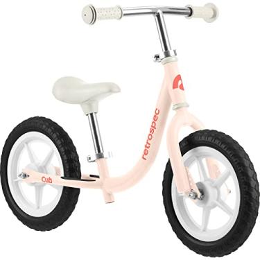 Imagem de Retrospec Cub 2 Bicicleta de equilíbrio infantil de 30,5 cm, 18 meses a 3 anos, bicicleta infantil para iniciantes sem pedal, para meninas e meninos, pneus sem rasos, assento ajustável e estrutura