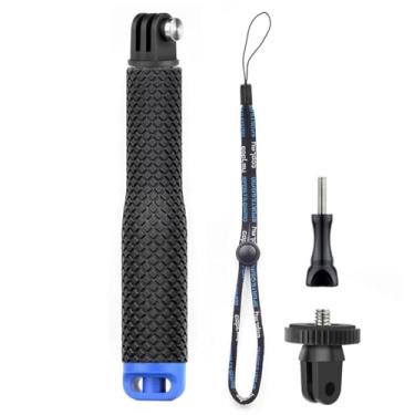Imagem de GEPULY Bastão de selfie impermeável de 18 a 58 cm, tamanho de bolso, alça subaquática, monopé de alumínio para câmeras digitais Gopro Hero Session Max Insta360 AKASO DJI OSMO