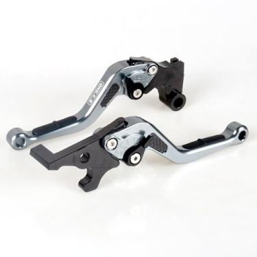 Imagem de ONE.K.S Manete de freio de motocicleta CNC de fibra de carbono para Kawasaki ZX4R ZX4RR Z900 Z650 Ninja650 ER-6F VERSYS 650/1000 Vulcan/S Alavanca de embreagem de freio (titânio)