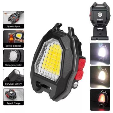 Imagem de Luz Portátil 800 Lumens Brilhante Led Emergência Apito Acendedor Recar