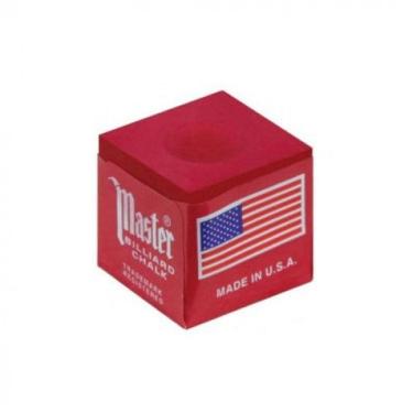 Imagem de Giz Profissional Sinuca Master Tweetn Vermelho USA Unidade