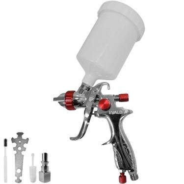 Imagem de Pistola de Pintura HVLP Gravitacional Bico 1,3 MM 600 ML EHVLP-600 EVALD