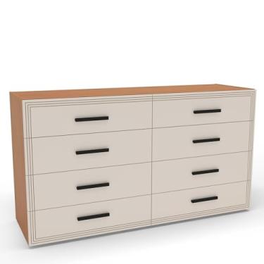 Imagem de Cômoda 8 Gavetas Valência Politorno Móveis