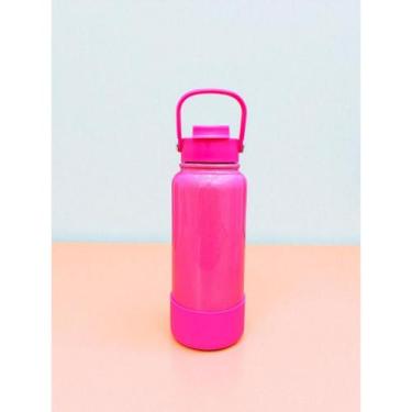 Imagem de Garrafa Termica 1000ml Com Base Protetora de Silicone Cintilante Dia a