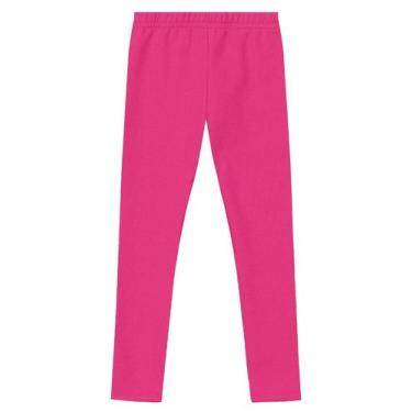 Imagem de Calça legging básica infantil menina em molecotton Brandili-Rosa, 12-i
