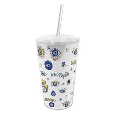 Imagem de Copo Canudo - Olho Grego