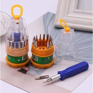 Imagem de Conjunto de chaves de fenda de precisão 16 em 1, kit de ferramentas de reparo eletrônico, broca magnética em miniatura com eixo flexível para celulares, computadores, relógios, consoles, campainhas