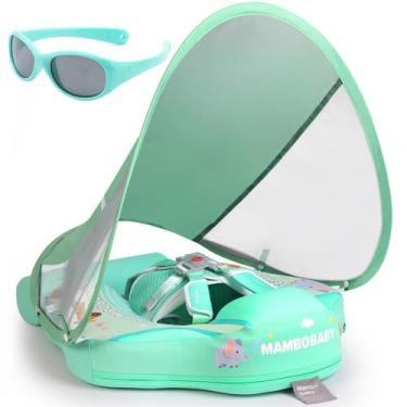 Imagem de Bóia Mambobaby com dossel e cauda Novo flutuador de piscina não infláv