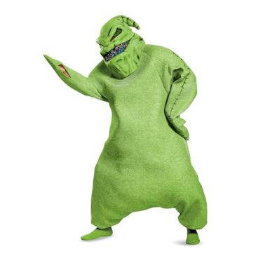 Imagem de Disney Fantasia Oogie Boogie de O Estranho Mundo Antes do Natal, Fantasia Oogie Oogie Oogie Verde Oogie, Tamanho Adulto (38-40), Oogie Boogie, (38-40)